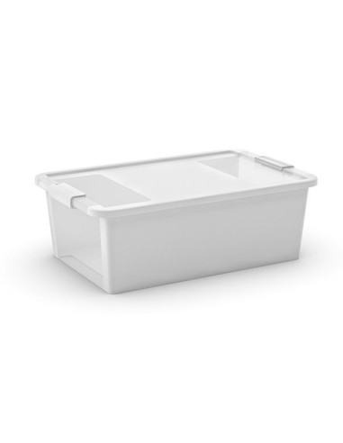 KIS Boîte de rangement en plastique Bi box M blanc - 26 L, 55 x 35 x H.19 cm