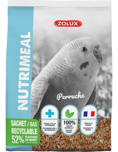 ZOLUX 139086 Aliment pour perruches - 800 g