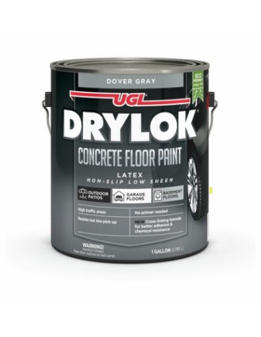 DRYLOK 43313 Peinture pour sol en béton gris - 3,5 L