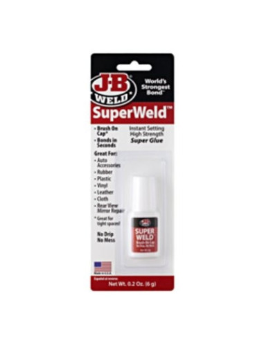 J-B WELD 33106 Colle SUPERWELD à appliquer au pinceau - 6g