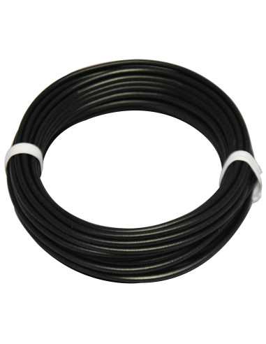ELECTRALINE 60101015D Câble d'installation HO7V-U noir - 1 x 1,5 mm² - 10 m