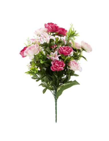 DIFFUSION 570073 Fleurs artificielles rose - H.68 cm