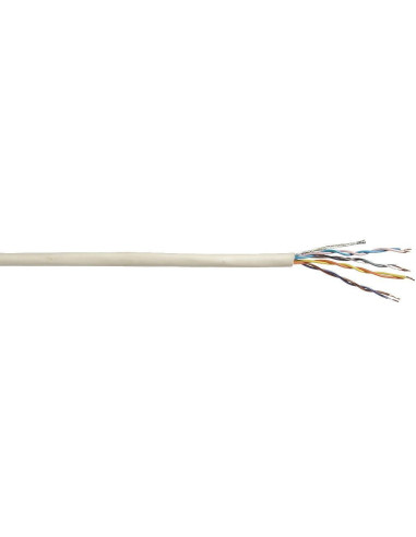 ELECTRALINE 204600000 Câble multimédia PTT298 - UTP 5E ivoire - vendu au mètre linéaire