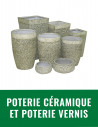Poterie céramique et poterie vernis